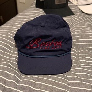 Boston Fire Department Navy SnapBack Hat